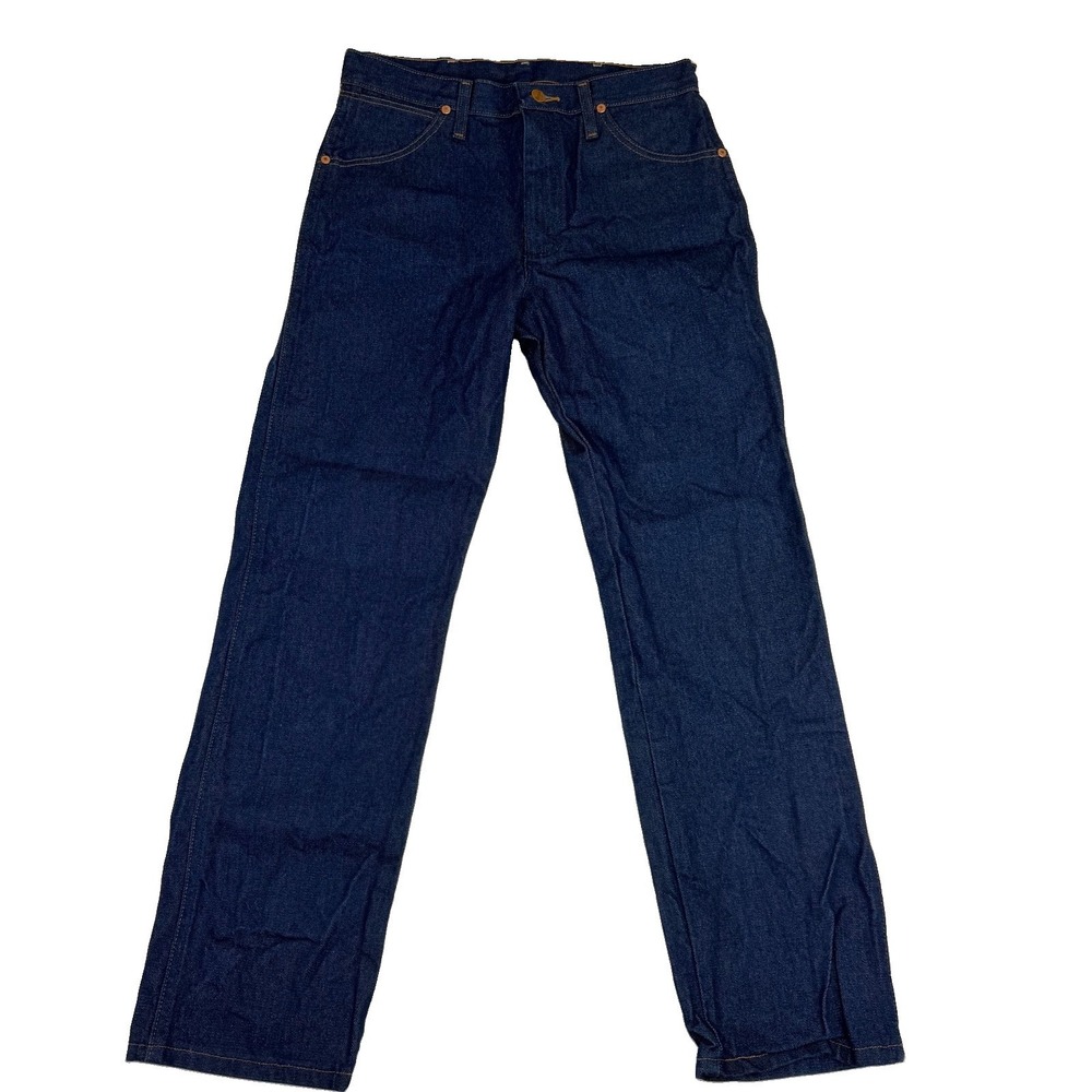 Wrangler Cowboy Cut 13MWZ Men's Jeans Sz 31x31 Dark Wash Rigid Denim EUC